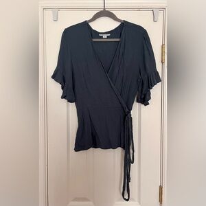 O'Neill Dark Blue Wrap Top